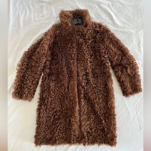 Vince - Reversible Lamb leather Shearling Coat - XS